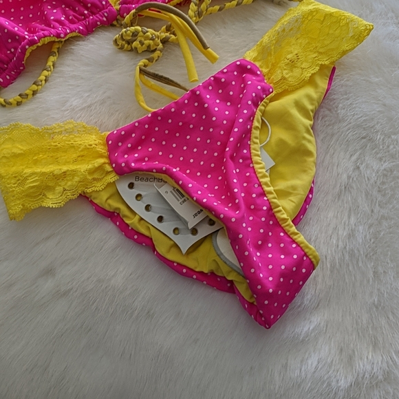 Brand New Beach Bunny Braided Reversible Set 2 Pcs - Picture 4 of 11